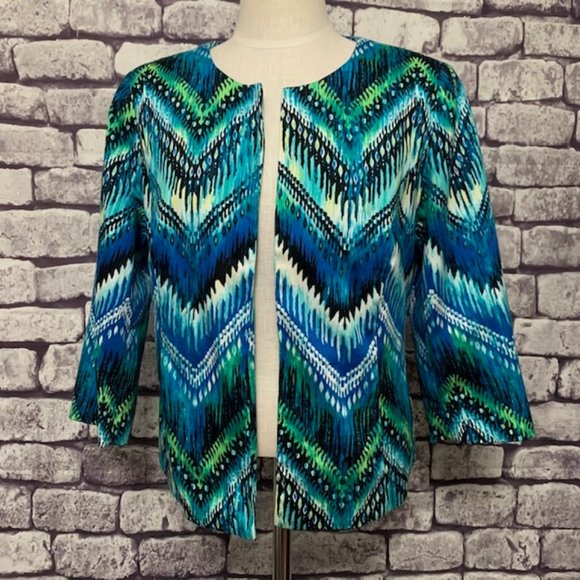 Chico's Fully Lined No Close Jacket Size M - Picture 1 of 10